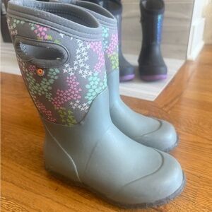 Kids Waterproof Star Pattern Boots